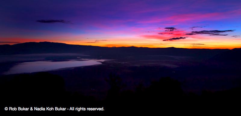 Sunrise over Ngorongoro Crater