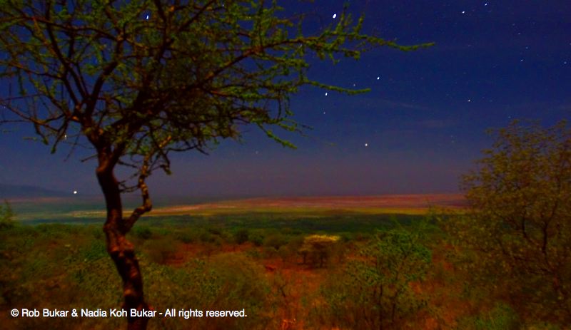 Night, Lake Manyara