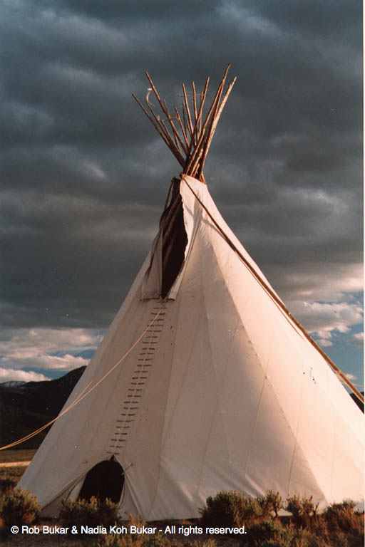 Teepee, Postcard